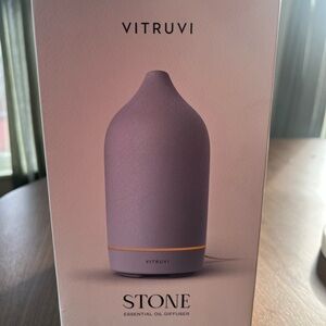 Vitruvi Stone Essential Oil Diffuser- Sky Blue